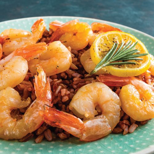 Great on the grill – tart, garlicky shrimp.