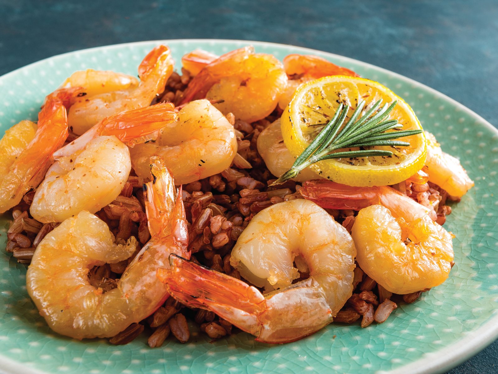 Great on the grill – tart, garlicky shrimp.